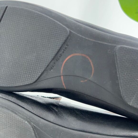 Fitflop Women's Allegro Slip On Shoe Size 8.5 Toning Loafer Flats Black Leather - Picture 11 of 14